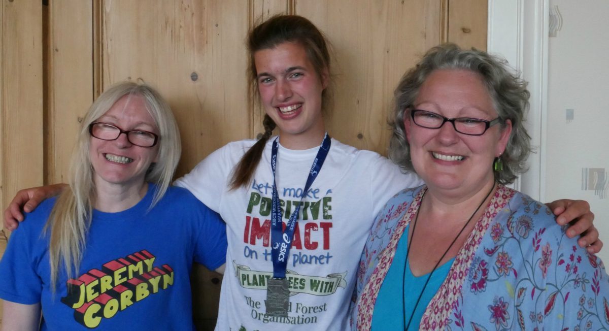 Trustee Rikey Austin, Supporter Wendy Robertshaw and Word Forest Organisation CEO Tracey West