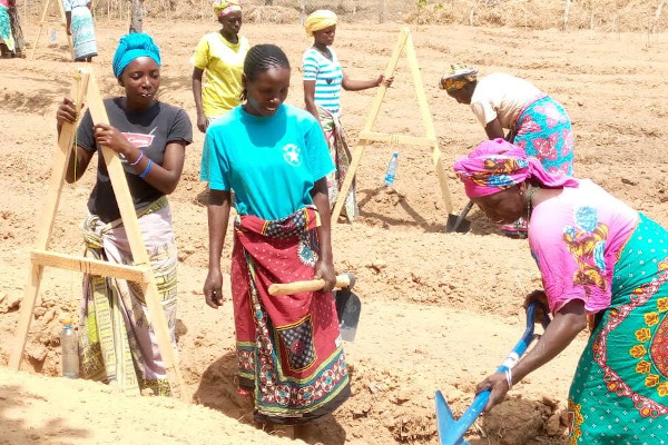 Mothers of the Forest practising permaculture with The Word Forest Organisation