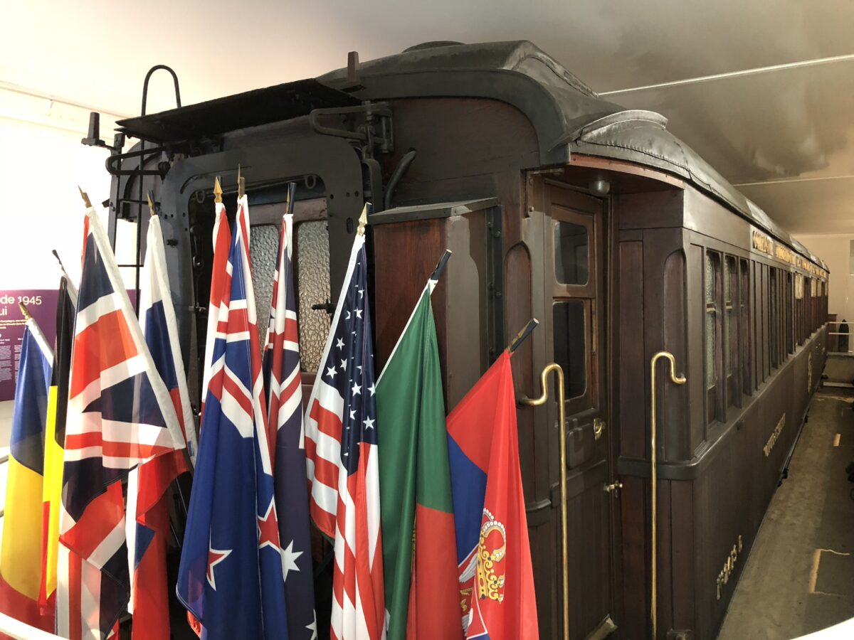 Train carriage where WW1 peace treaty was signed