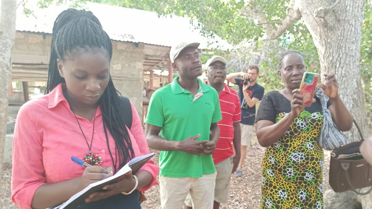 Juliet, Erick, Charles and Esther on the A Rocha Training Course