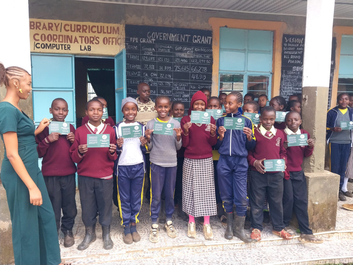 Student members of wildlife clubs of Kenya