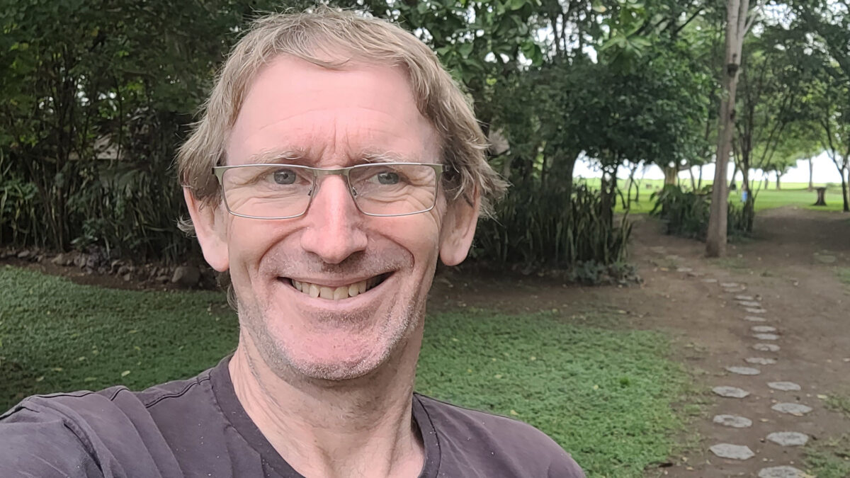 Simon West on Rusinga Island, Kenya