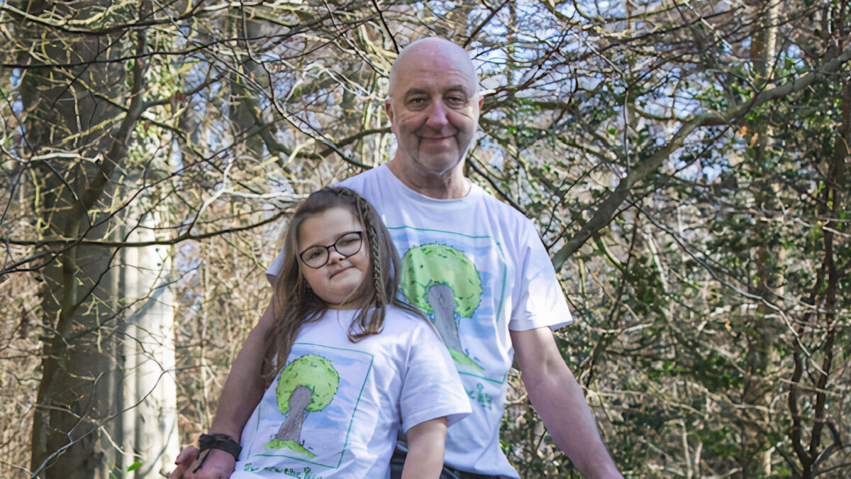 Tony Husband & his granddaughter