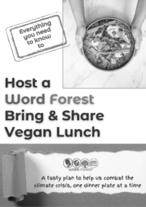 Host Guide for a Word Forest Bring & Share Vegan Lunch No Colour